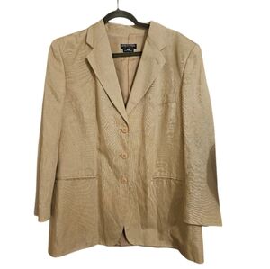 Vintage Giorgio Armani Classico Blazer - 60% Silk & 40% Linen (Size 50 EU / 40 U